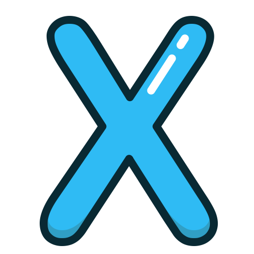 X Letter PNG High Quality Image