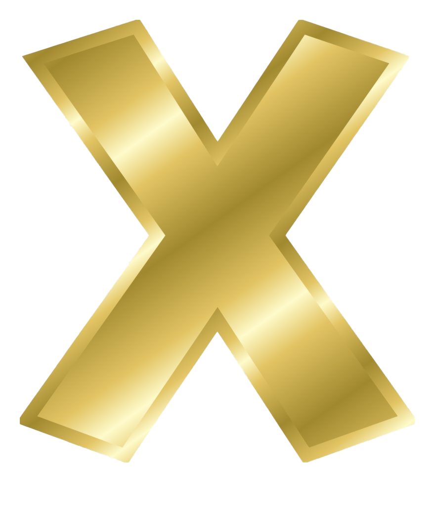 X Letter PNG Image