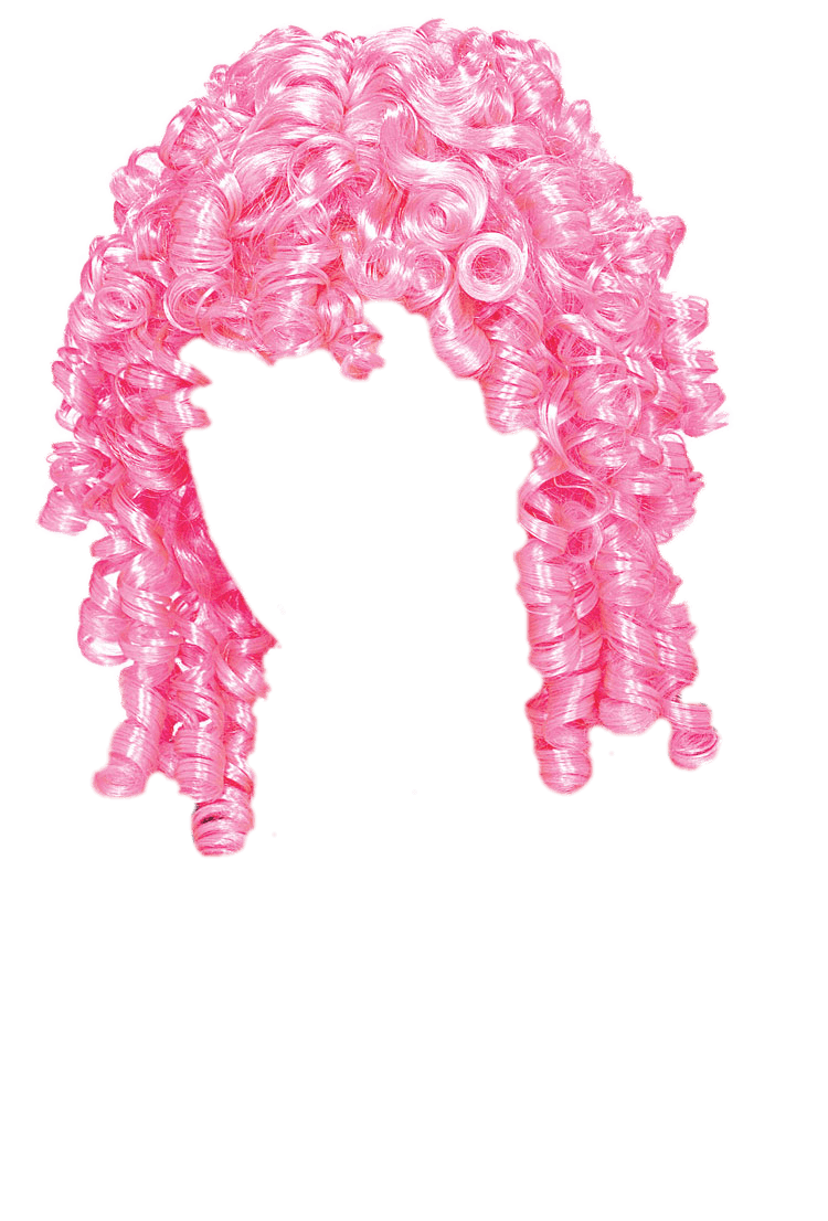 Wig Pink Curly