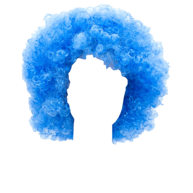 Wig Blue Curly