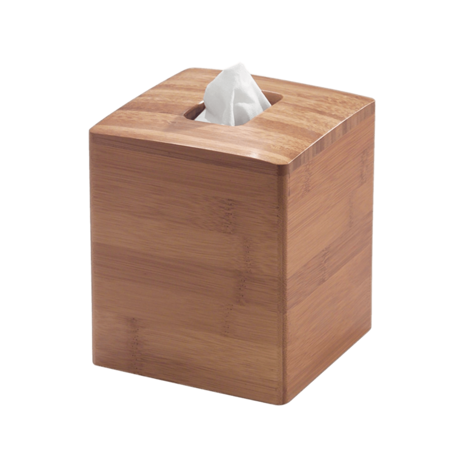 Facial Tissues Cube Box Wood