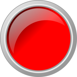 Empty Red Button With Grey Border