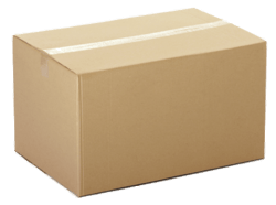 Closed Cardboard Box