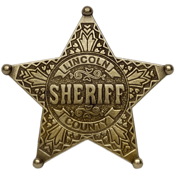 Lincoln County Sherrif's Badge