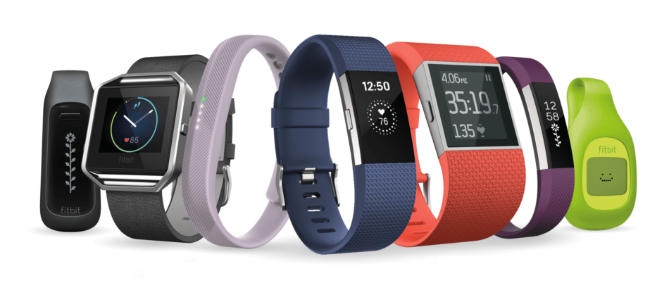 Line Up Of Fitbit Connected Objects
