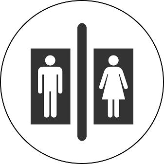 Male and Female Toilet Pictograms